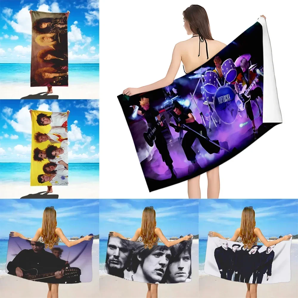 Star Rock Band The D-CureS Music Beach Towel Microfiber Sand Free Quick Dry Soft Sandproof Pool Towels Gift for Women Travel