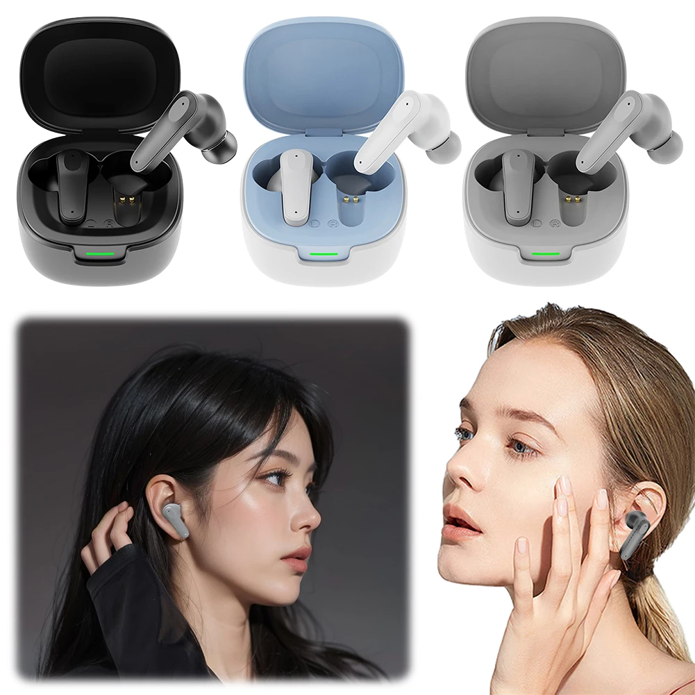 Intelligent Translator Earbuds Bluetooth-Compatible 5.4 Noise Cancelling Two-Way Voice Translator Ear Hook Translation Earphones