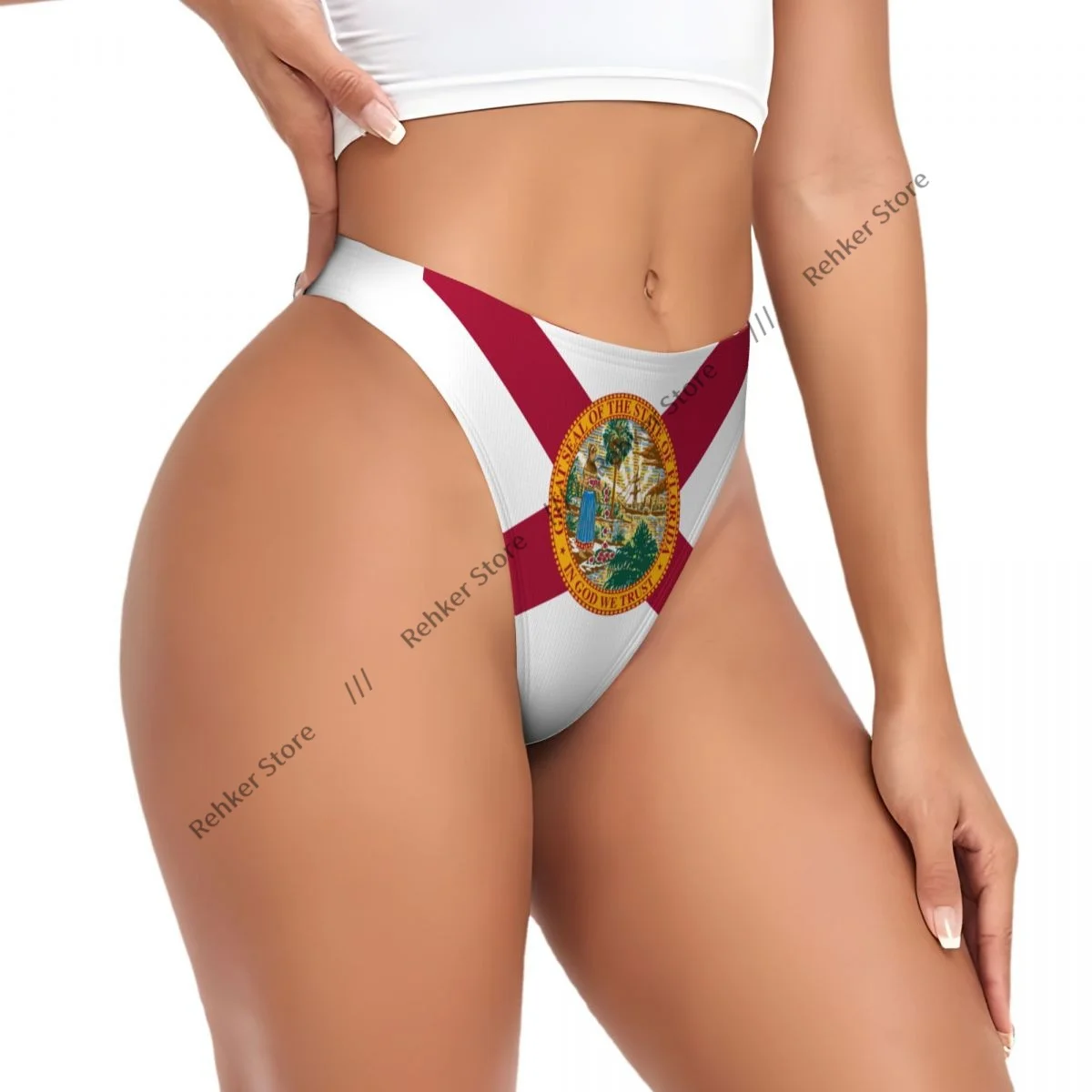 

Women's Panties Flag Of Florida Underwear Sexy Thongs Lingerie G-Strings