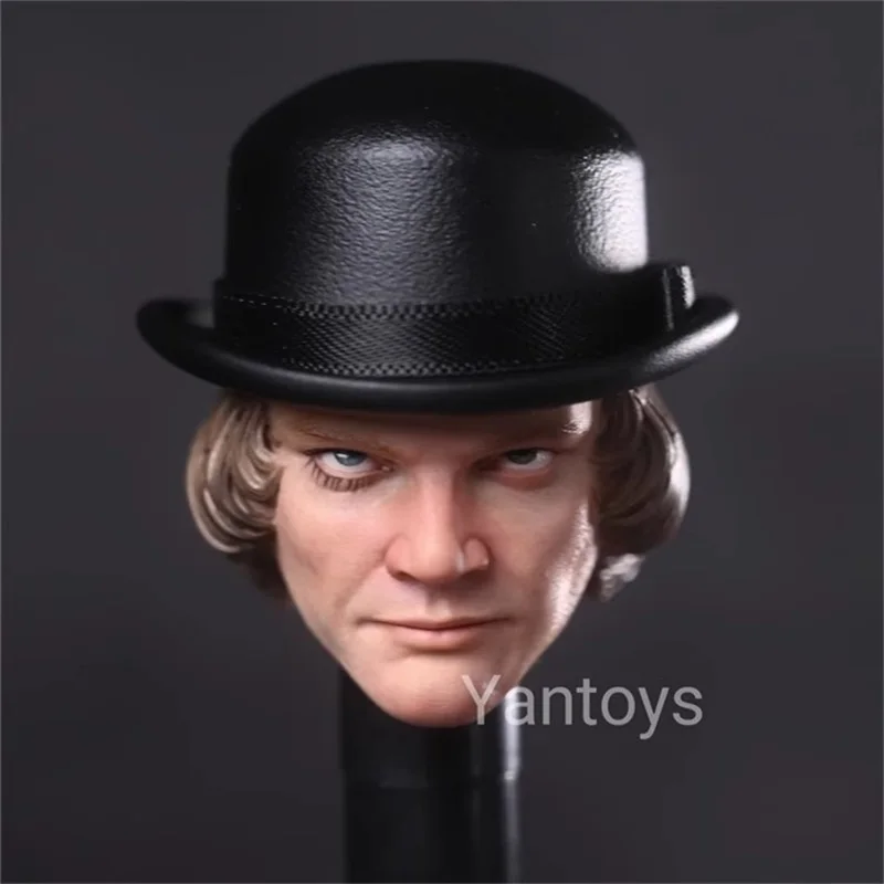 Yantoys JR04 1/6 ทหาร Malcolm McDowell หัวแกะสลักของเล่น 12 ''Action Figures Body ในสต็อก