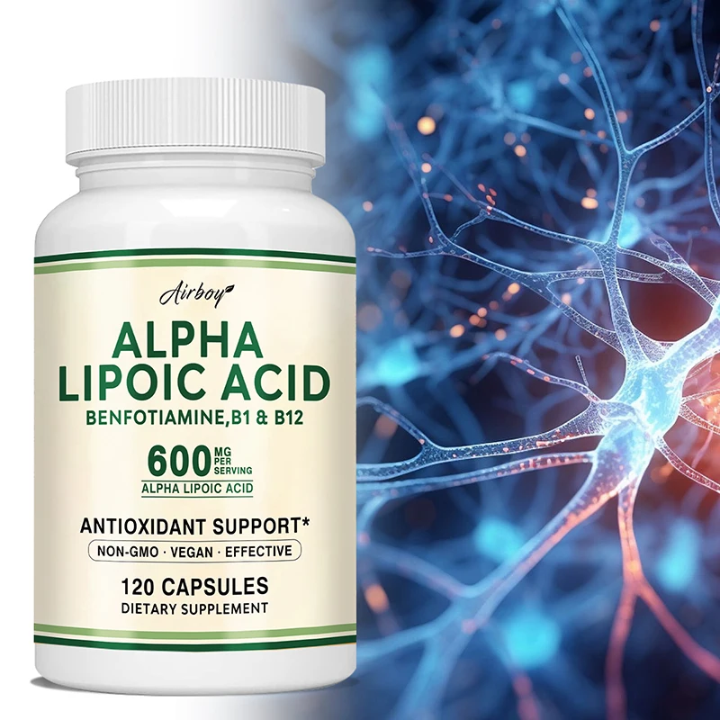 Alpha Lipoic Acid - Promotes Neurological Health, Cardiovascular and Carbohydrate Support