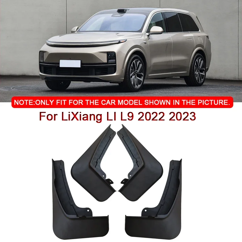 

Fit For LiXiang LI L9 2022 2023 Car Styling ABS Car Mud Flaps Splash Guard Mudguards MudFlaps Front Rear Fender Auto Accessories