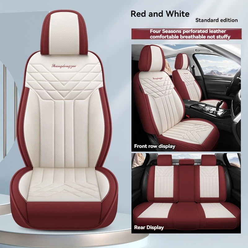 

5-Seat Full Set Universal Leather Seat Cover For Honda Civic Accord Honda CR-V Jazz Special Car Accessories Styling Protector