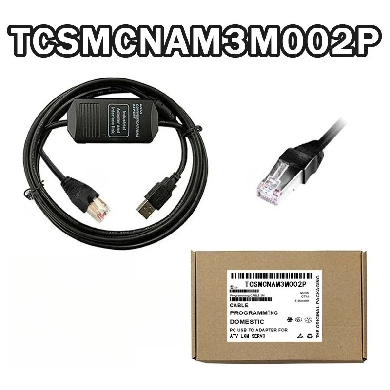 

TCSMCNAM3M002P for Schneider ATV LXM Servo Frequency Converter Download Data Cable USB Interface 3M