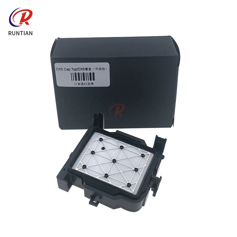 

Runtain 4pcs DX5 Cap Top for Mutoh VJ1604 1624 900C High Quality Capping Station Made In Japan for Mimaki JV33 JV5 Inkjet Printe