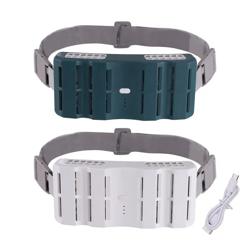 

1pcs Portable Waist Fan 4000mAh sports cooling high wind belt lazy fan Outdoor Portable Waist Clip Fan for Sports Working