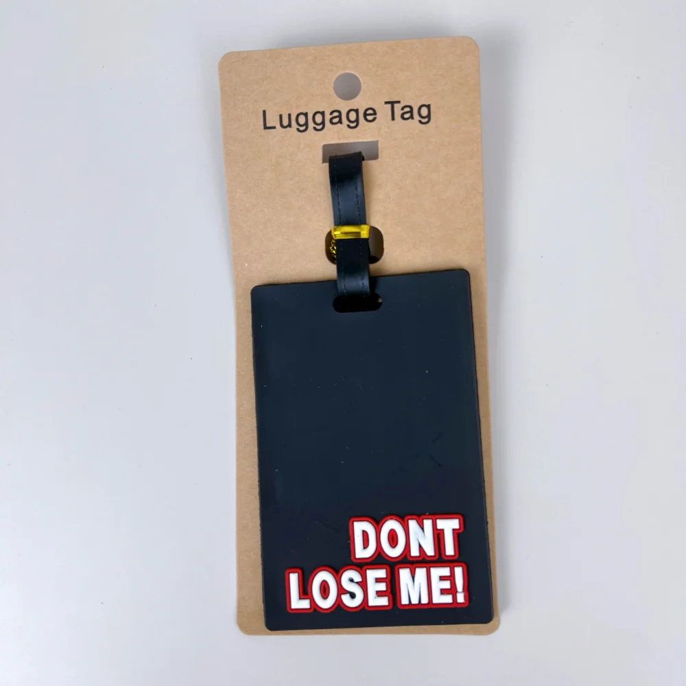 Travel Accessories “Hands Off” Luggage Travel Tag Silica Gel Suitcase ID Addres Holder Baggage Boarding Tag Portable Label