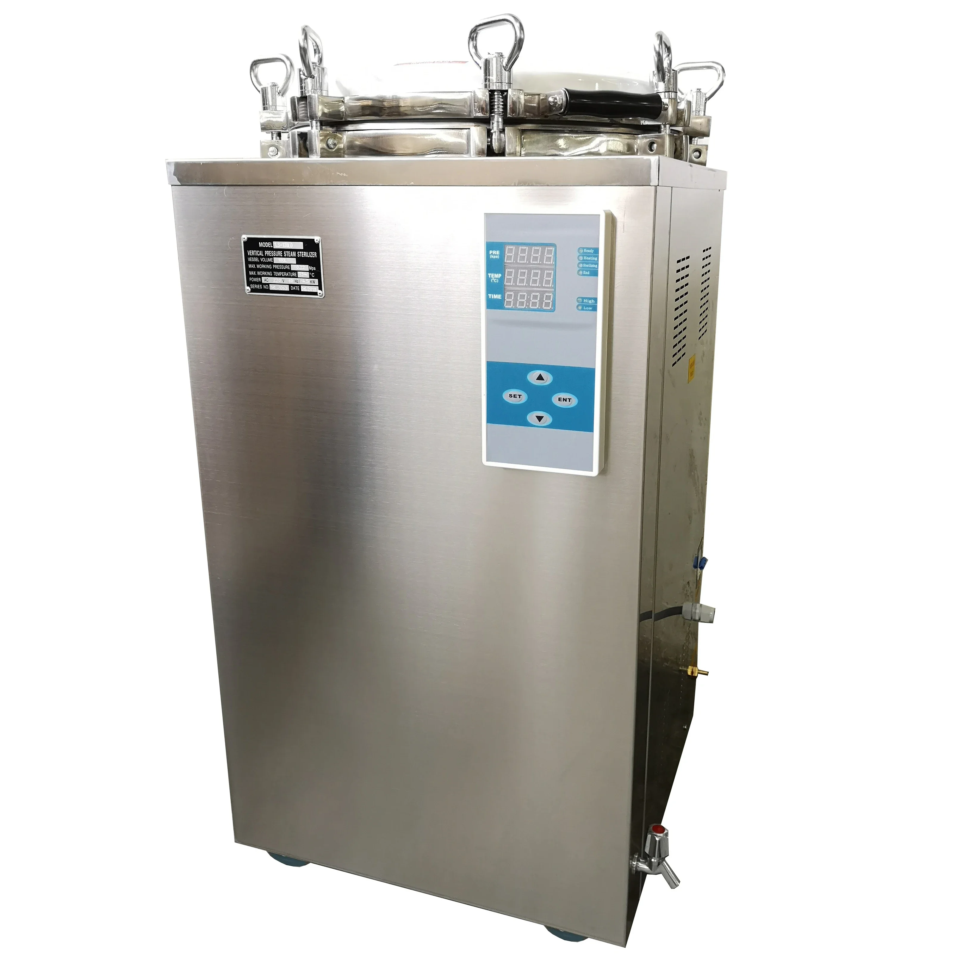 LS-LD Series  35L 50L 75L 100L Vertical Pressure Steam Sterilizer disinfection equipment Medical autoclave vertical