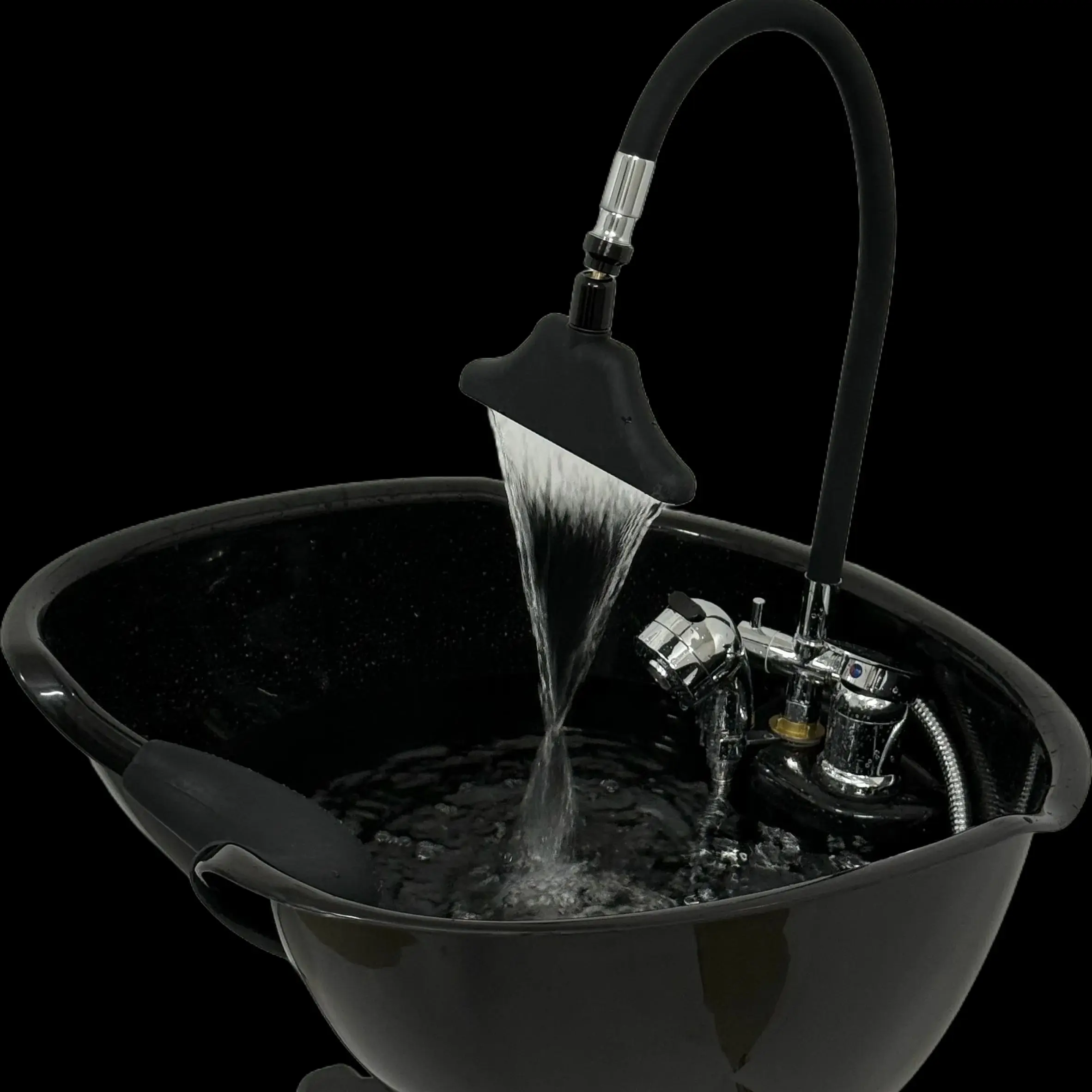 New Design Waterfall Spa Shower Head for Shampoo Chairs Therapy Head with Water Circulation Massage System