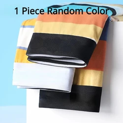 Radom 1pc Men Boxer Men Underpants Brand Luxury Cotton Youth Sports Underwear Man Personality Men's Stripes Boxers Intimate