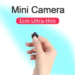 Mini telecamera WiFi HD 1080P con visione notturna e rilevamento del movimento, telecamera di sorveglianza Nanny con App per telefono sicurezza Home Office