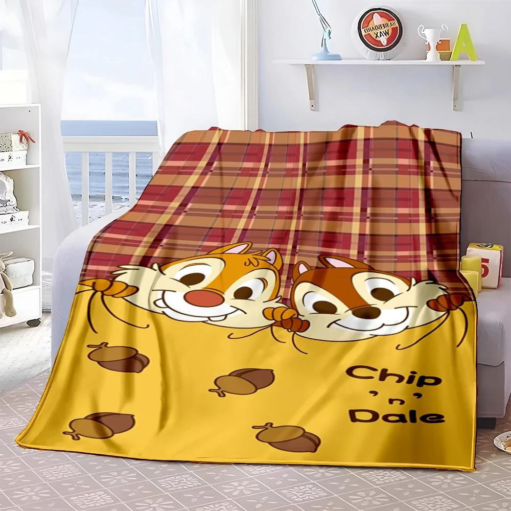 

30 Style Disney Cartoon Chip 'n Dale Blanket Plush Blanket 4 Season Fluffy Plush Soft Bed break Portable Fashion Office Blankets