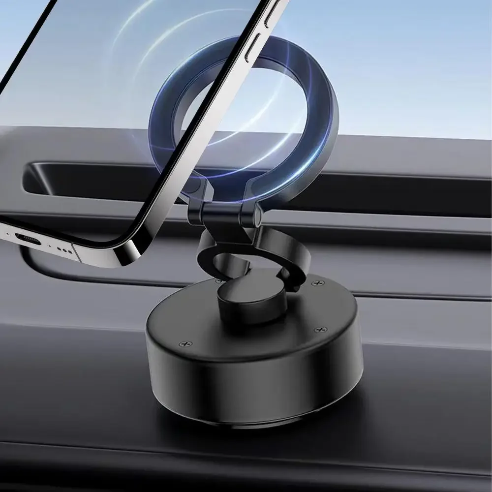 

Автомобильный держатель для телефона Magsafe на присоске, вакуумный магнитный держатель для телефона 360° ° вращающийся и складной держатель для телефона