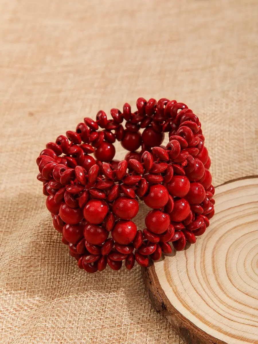 

Minimalist wooden bangle with smooth natural finish and elegant simple design for everyday wear