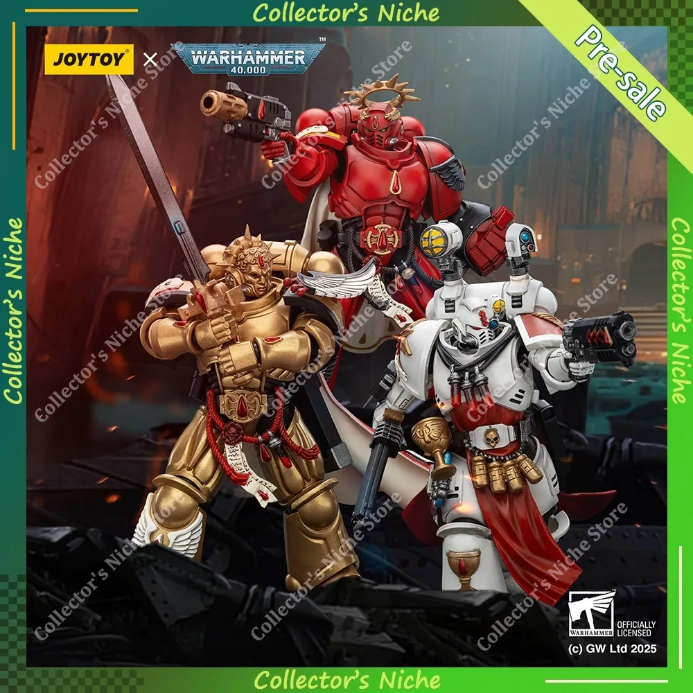 [Pre-pedido] JOYTOY Warhammer40K Blood Angels figura de acción capitán PVC figura de acción sacerdote sanguinario modelo Anime modelo regalo juguete