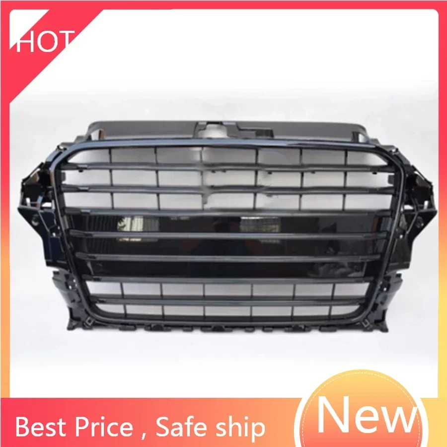 

Bumper Grille Car Front Bumper Grill Mesh Hood Front Center Middle Grille for Audi A3/S3 2014-2016 Car Mesh fast ship