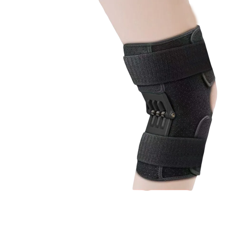 

Compression Bandage Knee Assistive Device Breathable with Powerful Rebound Springs Knee Booster Adjustable Non-Slip
