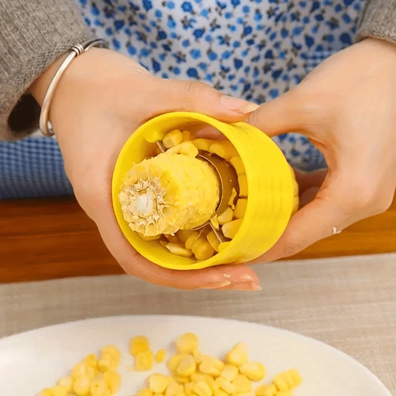 Manual corn husker, multi-functional vegetable peeler, reusable, a handy and practical kitchenware for home cooking