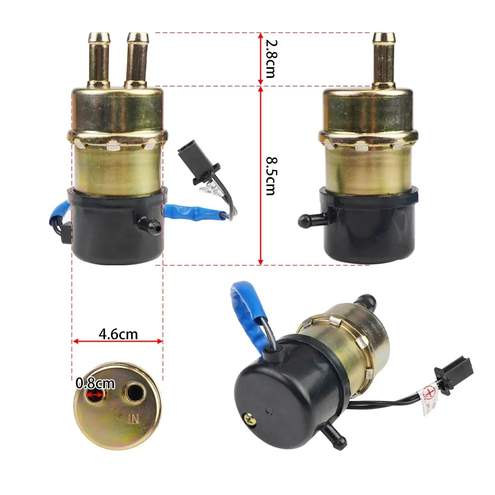 490401055 16710-MR1-015 Motorcycle Fuel Pump 12V For Honda CBR600F XRV750 VT600C Shadow VT750 VFR750F Motorbike Oil Pump Replace