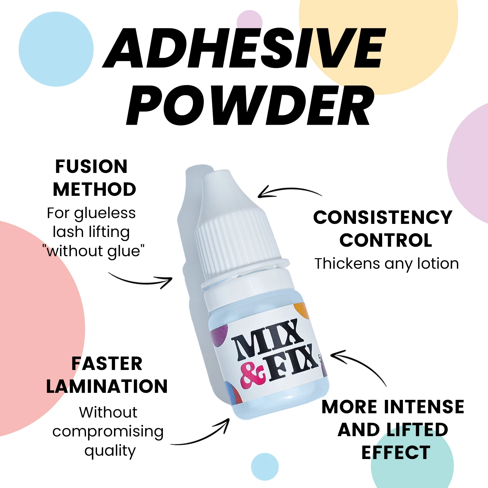 PERMANIA New Super Mix Styling Powder Innovative 5g Glueless Eyelash Brow Lifting Safety Lash Lifting Powder Beauty Health Tools