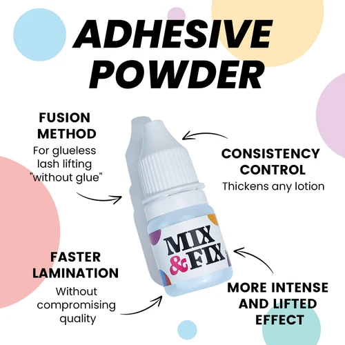 Imagen 2 del producto PERMANIA nuevo Super Mix polvo de estilismo innovador 5g sin pegamento levantamiento de cejas seguridad levantamiento de pestañas polvo herramientas de salud y belleza