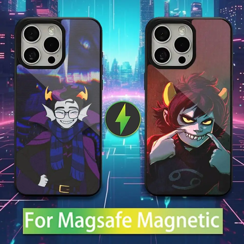 

Comics H-Homestuck T-Trolls Phone Case For iPhone 16,15,14,13,12,11,Pro,Max,Plus,Mini,Magsafe,Magnetic Wireless Charging Case