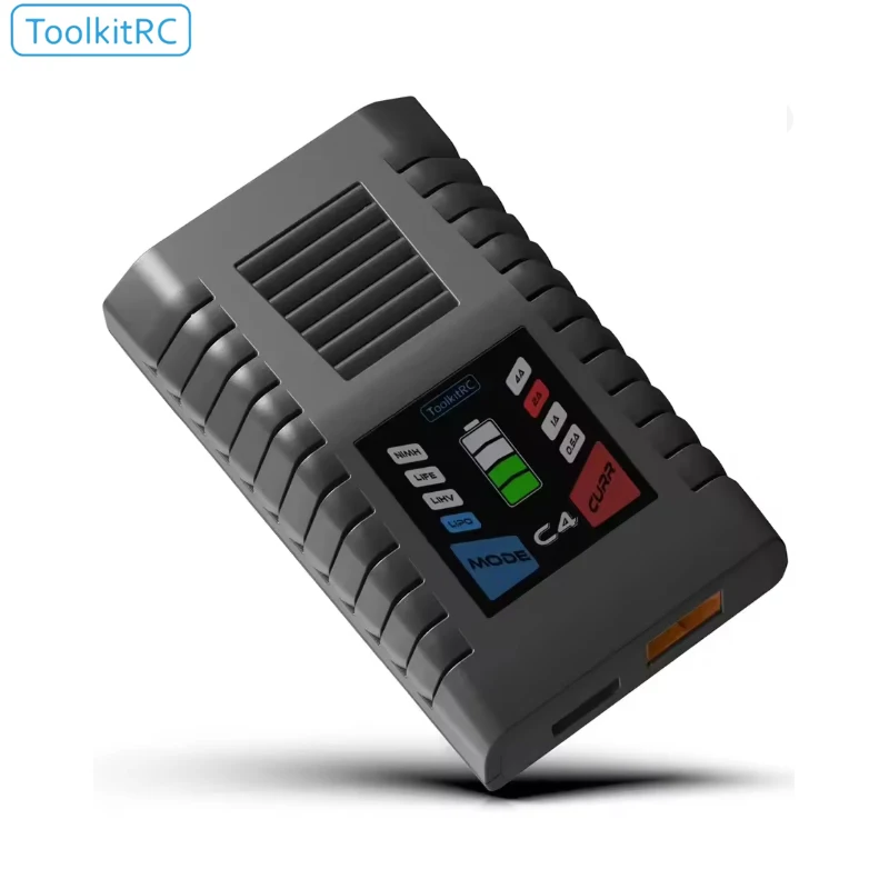ToolkitRC C4 50 واط شاحن متوازن بسيط يبو LiHv الحياة 2-4S NiMh 5-8S بطاريات نموذج سباق حرة الطائرة بدون طيار
