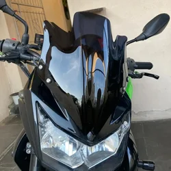 Spoiler de fumaça preta para Kawasaki Z750, pára-brisa, pára-brisa, alta qualidade, Fit, Z750R, 2007, 2008, 2009, 2010, 2011, 2012