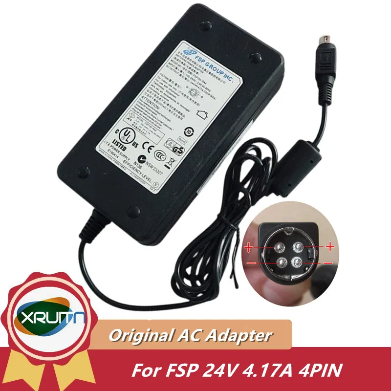 

Genuine FSP FSP100-RAA 24V 4.17A 100W 4PIN AC Switching Power Adapter Charger For HUAWEI VP9035A VIDEO CONFERENCE Power Supply