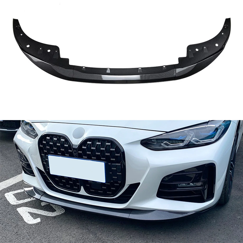 

Gloss Black Front Bumper Lip Diffuser Spoiler For BMW 4 Series 425i 430i G22 G23 G26 2020+