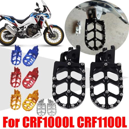 Para Honda CRF1000L CRF1100L Africa Twin CRF1100 CRF1000 CRF 1000 1100 L accesorios de motocicleta reposapiés Pedal