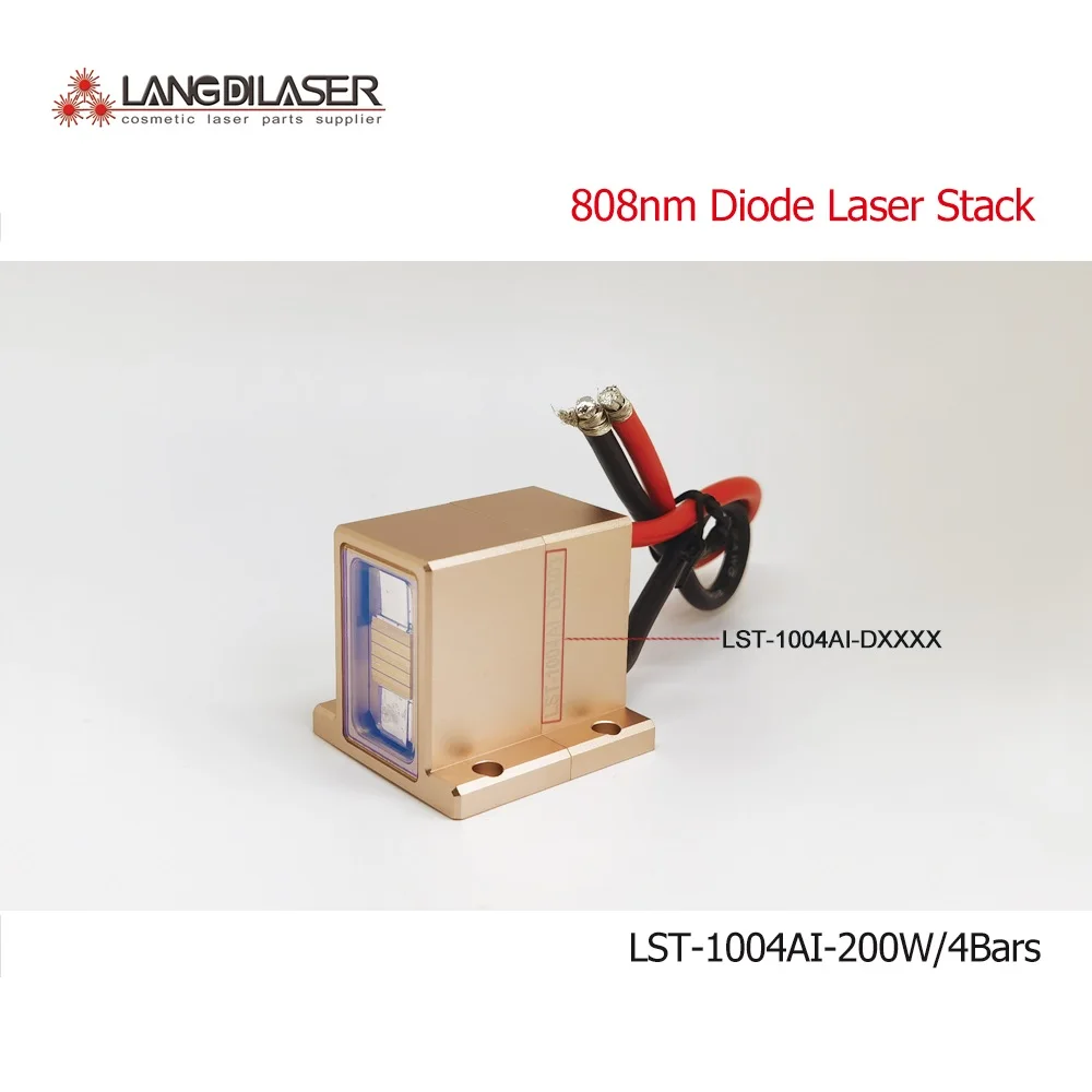 LST-1004AI-200W-4 Bars-Marco-Channel Diode Laser Stack With Wavelength 808nm For Laser Hair Removal