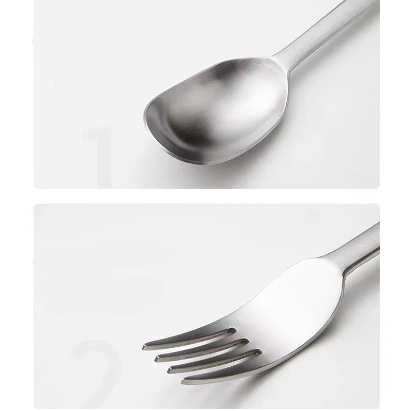 Industrial Style Durable Stainless Steel Cutlery Knife Fork Spoon Silverware Dinnerware Dishwasher Safe Tableware Gift