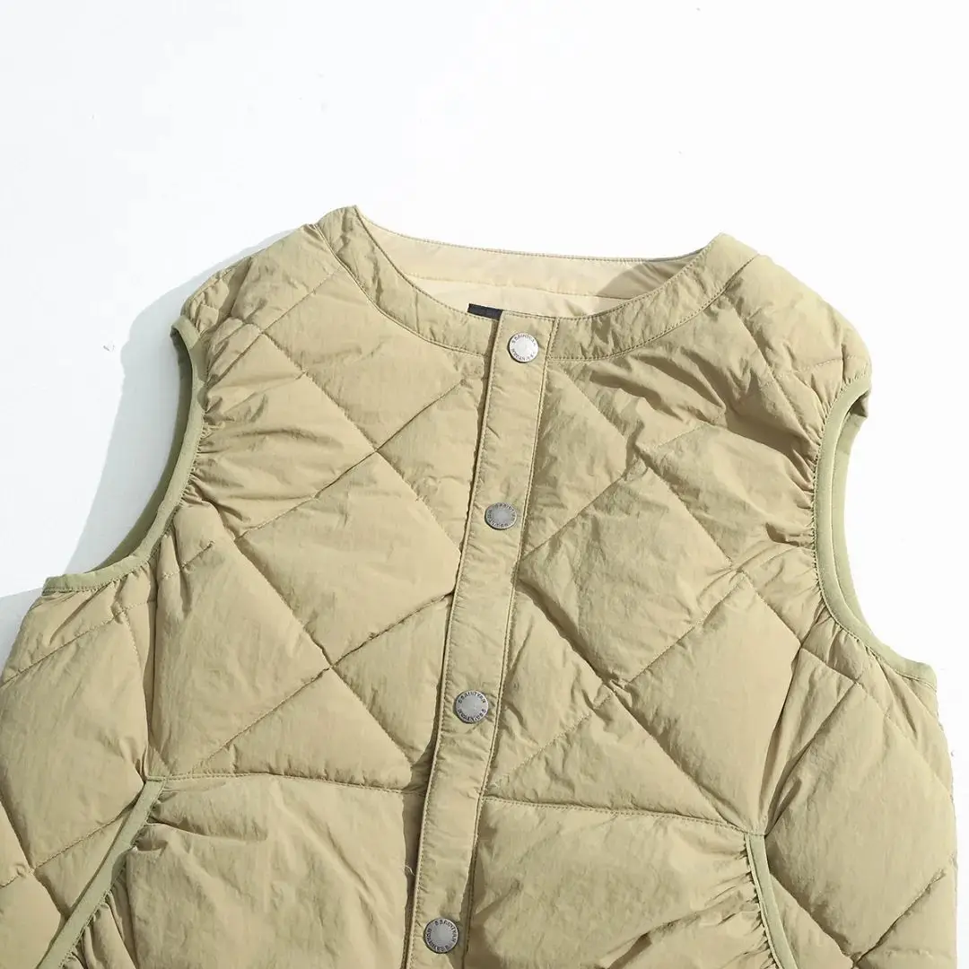   Linea! 90% bianco Du Down! Piumino casual allentato con cuciture vintage nuove invernali Giovani ular Capispalla con bottone singolo