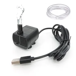 5V USB 200L/h mini Water Pump fish Tank Fountain aquarium filter Low Noise Brushless Motor Submersible For Cat Dog Bowl