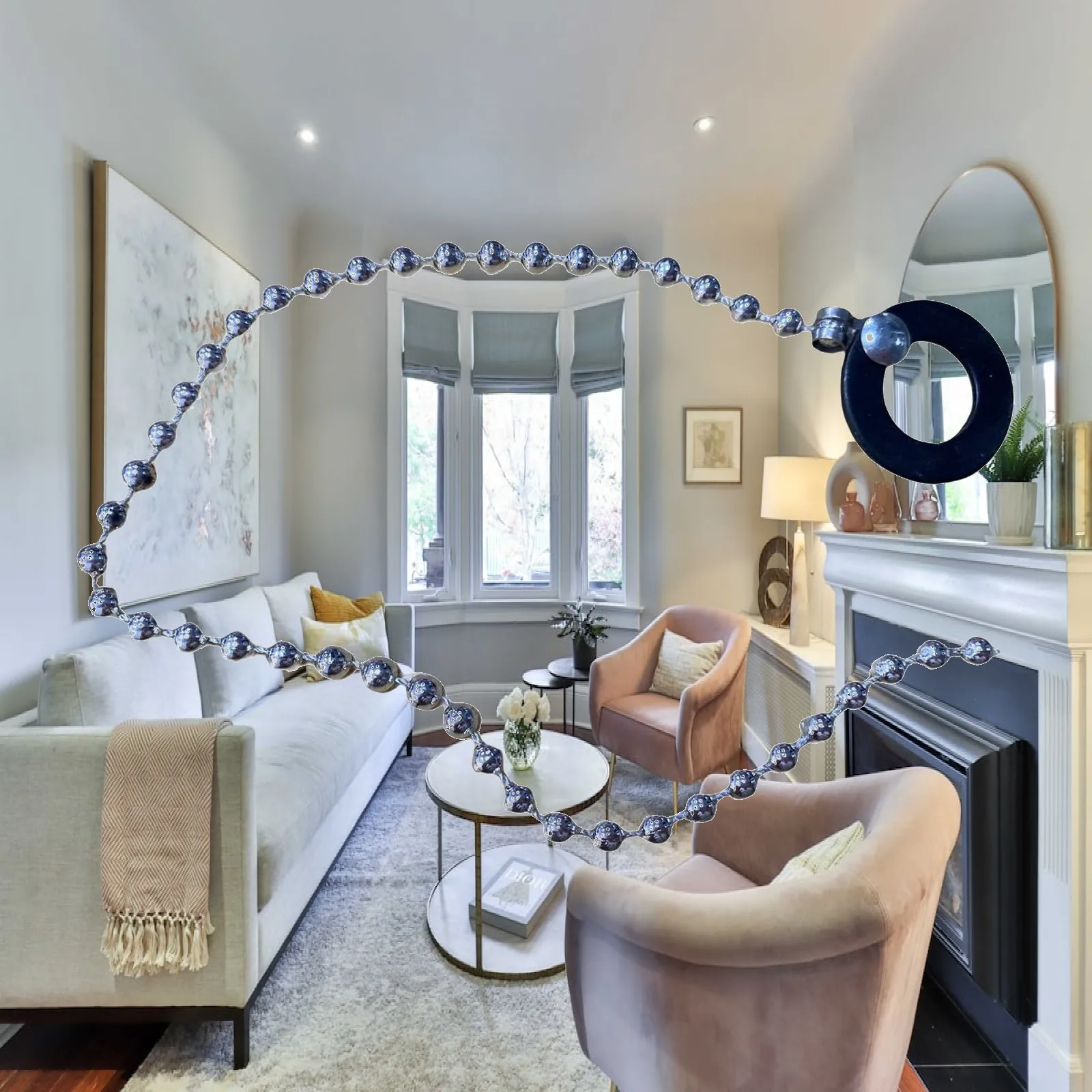Cymbal Chain Sound Effect Adjustment Rack Drum Parts Professional Percussion Parts Accessories Percussion Instruments Parts