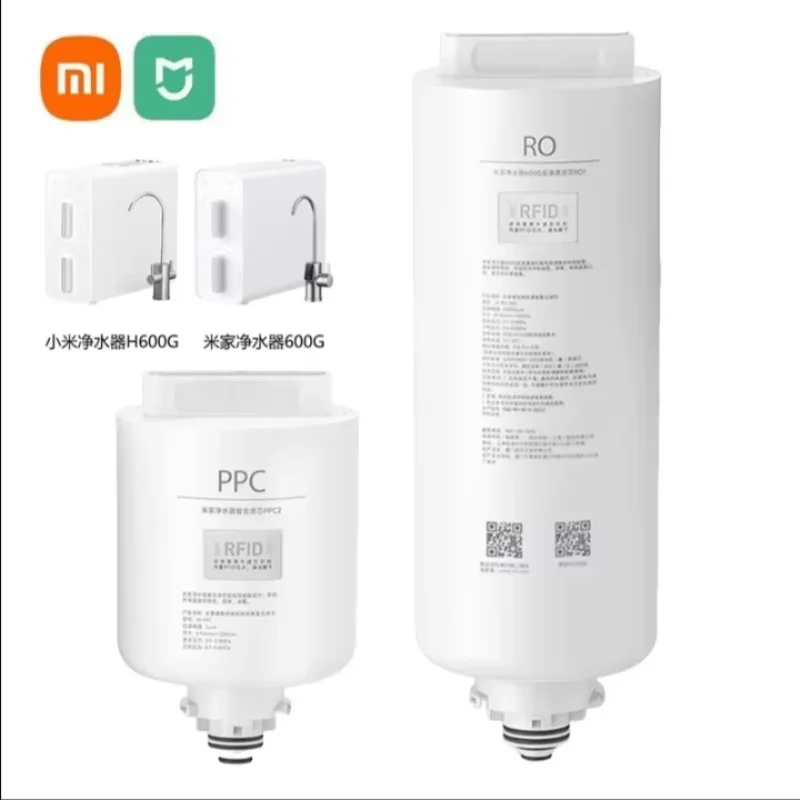 MIJIA Water Purifier 600G H600G Filter Element Original Accessory PPC RO Filter Element Applies To MR642-B MR652-B