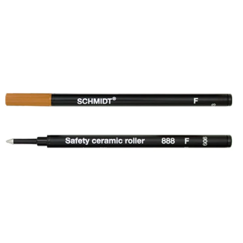 

Luxury Metal+Leather Gel Pens High Quality Office Boss Writing Smooth Schmidt 888 Refill Black 0.6mm Stationery Rollerball Pen