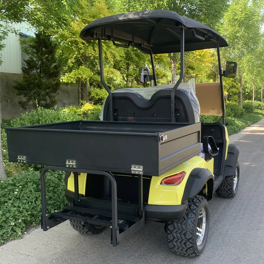 The First In The World In 2024 Off-Road Golf Cart Hot Sale Customized Utility Vehicle Cart With Roof Ambient Light