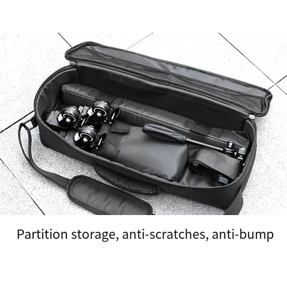 حقيبة حمل تروس AT-04 مع حقيبة تخزين بحزام كتف لحامل ثلاثي القوائم لاستوديو التصوير الفوتوغرافي في الميكروفون