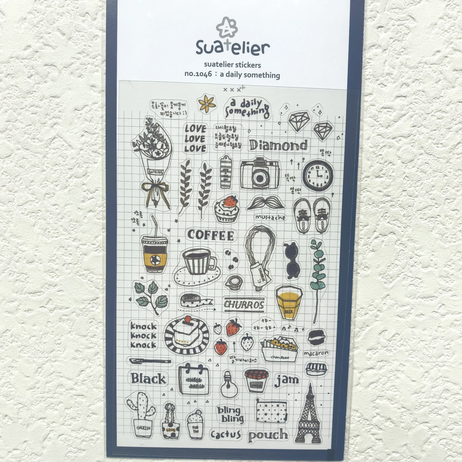 Korean Import Suatelier Daily Something Stickers Scrapbooking Diy Journal Stationery Sticker Deco School Supplies Gift 1046