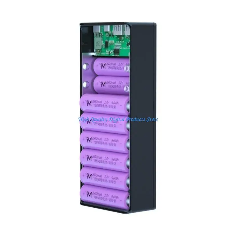 

U2JE Detachable QC3.0 PD LCD 16x18650 Battery for Case 5W/10W Wireless Charging Box f