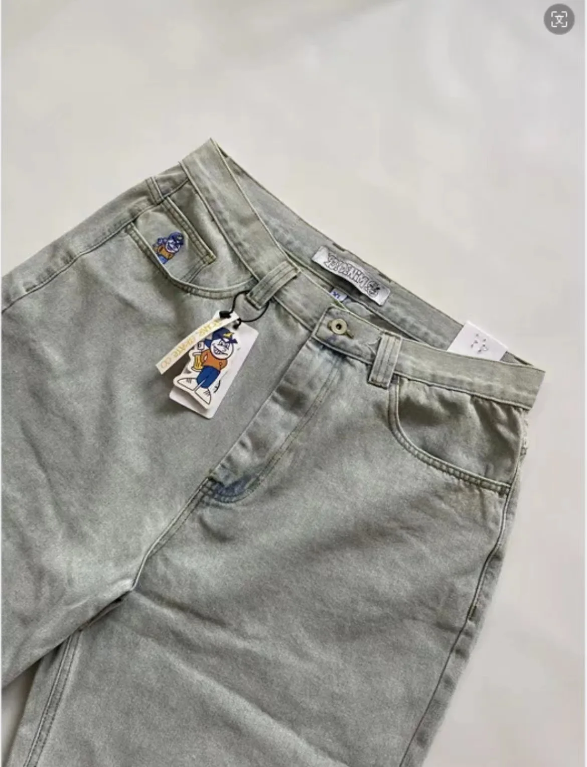 2024 Summer Simple Embroidery Letters Denim Shorts Men and Women Models Casual Printing Versatile Five-minute Pants Y2k Jeans