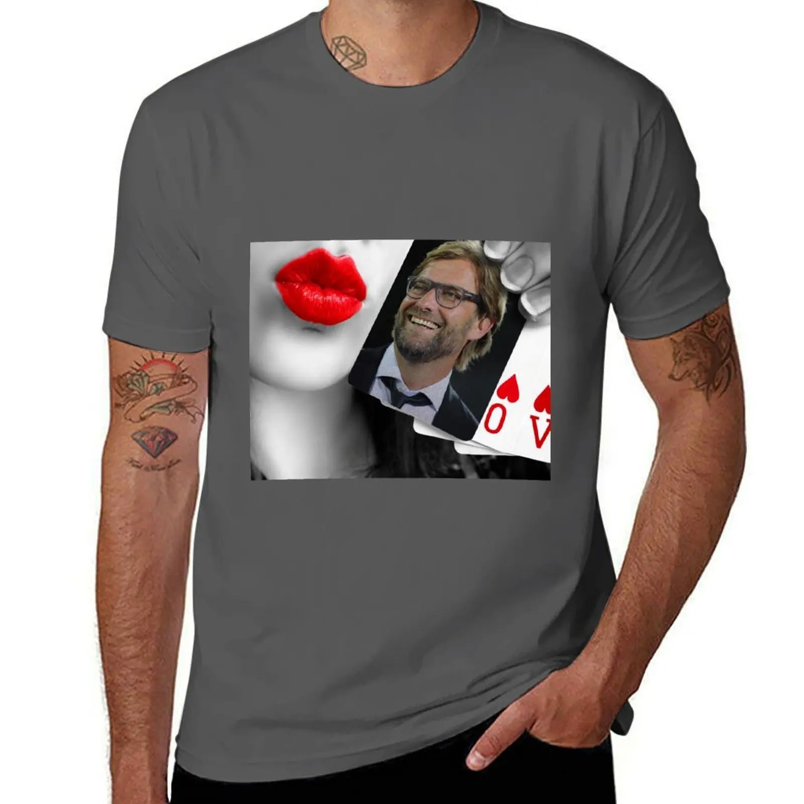 

LOVE KLOPP T-Shirt Classic Print Short Sleeve Shirt