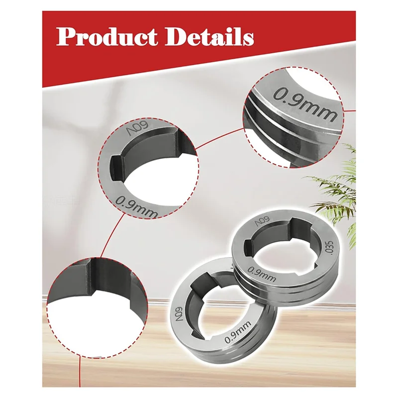 A74E-Para Lincoln Power MIG 216, 255XT, 350MP, LN-15 Drive Roll Kit KP1696-035S 035 Polegadas Adequado para Alimentação de Fio Sólido 25M, LF-72