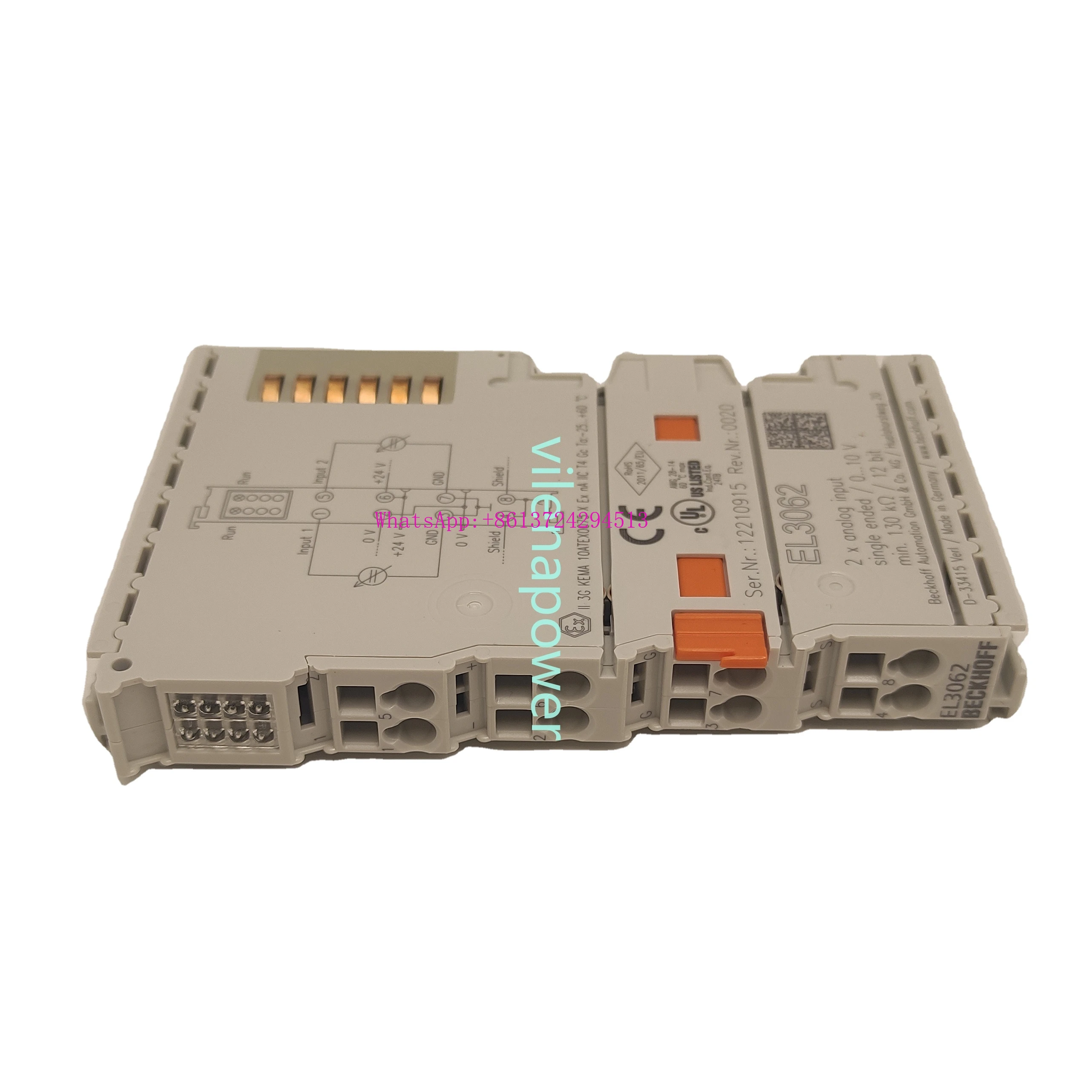 Beckhoff original spot analog input module EL3062