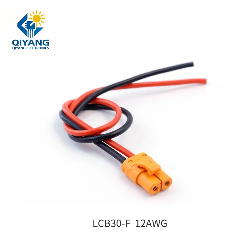LCB30 12/14AWG High Current 35A XT60 Connector Line for Electric Lithium Battery Purple Copper Plug-LCB30-M/F