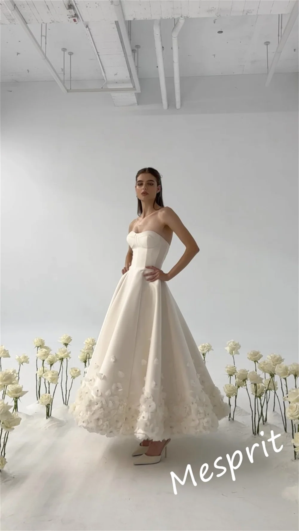 Charmeuse-Robe de Quinceanera à épaules dénudées, sur mesure, robes mi-longues pour occasions