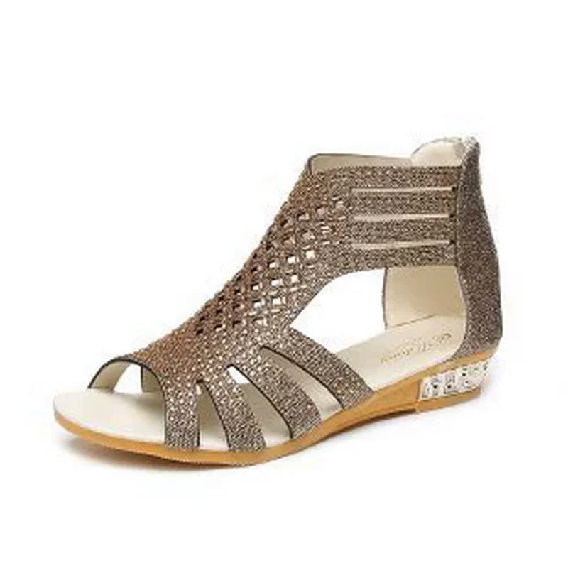 Women\'s Sandals Woman Summer Shoes Women Fashion Wedges Low Heel Sexy Casual Comfortable Sandals Ladies Plus Size Shoes