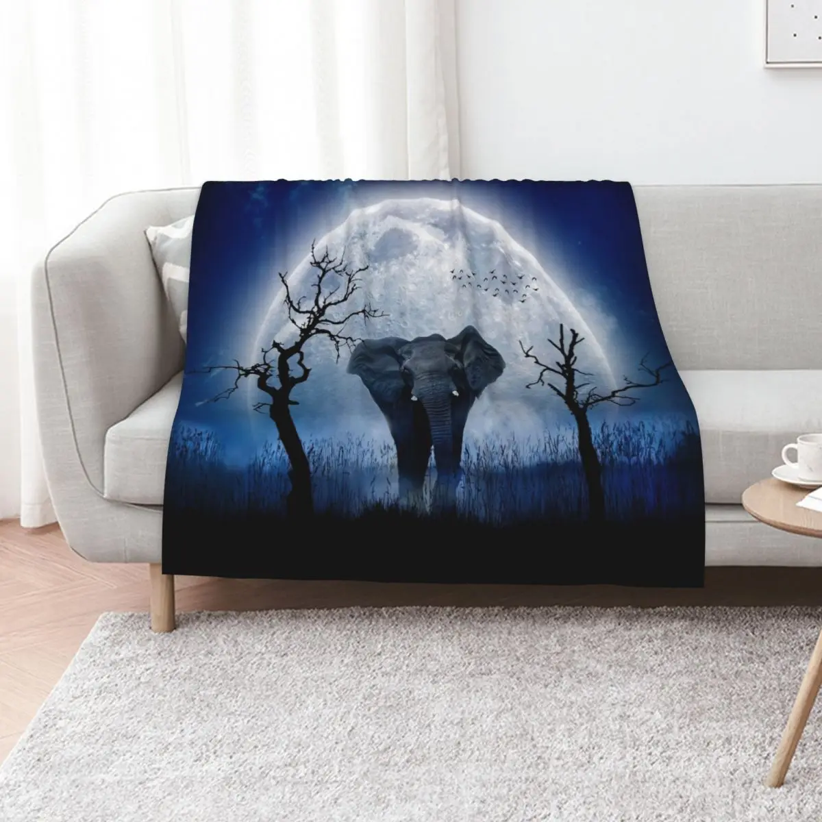 SWAMP ELEPHANT Throw Blanket Flannel Fabric Beautifuls Kid'S Blankets For Sofas Quilt Large Blankets